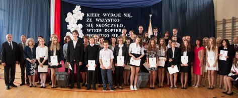 Stypendium burmistrza - uczniowie gimnazjum